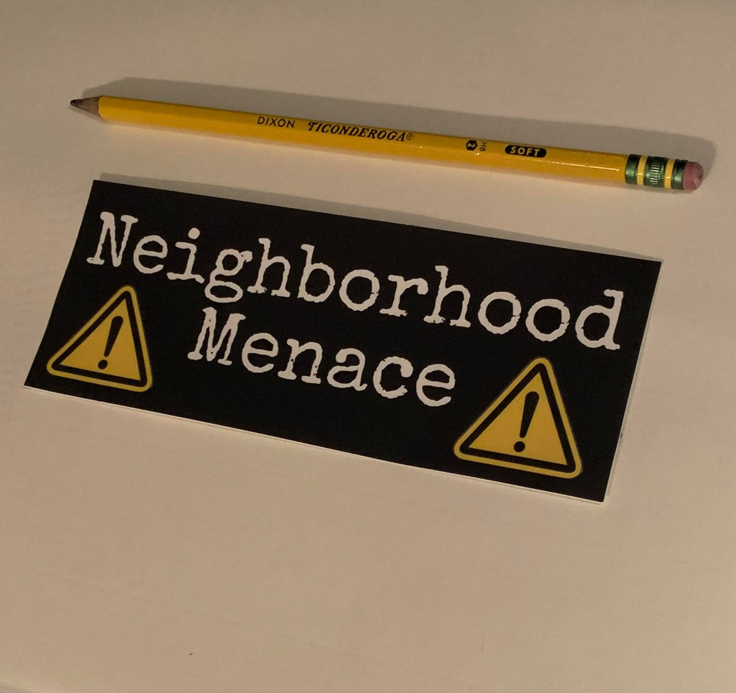 Neighborhood Menace Sticker