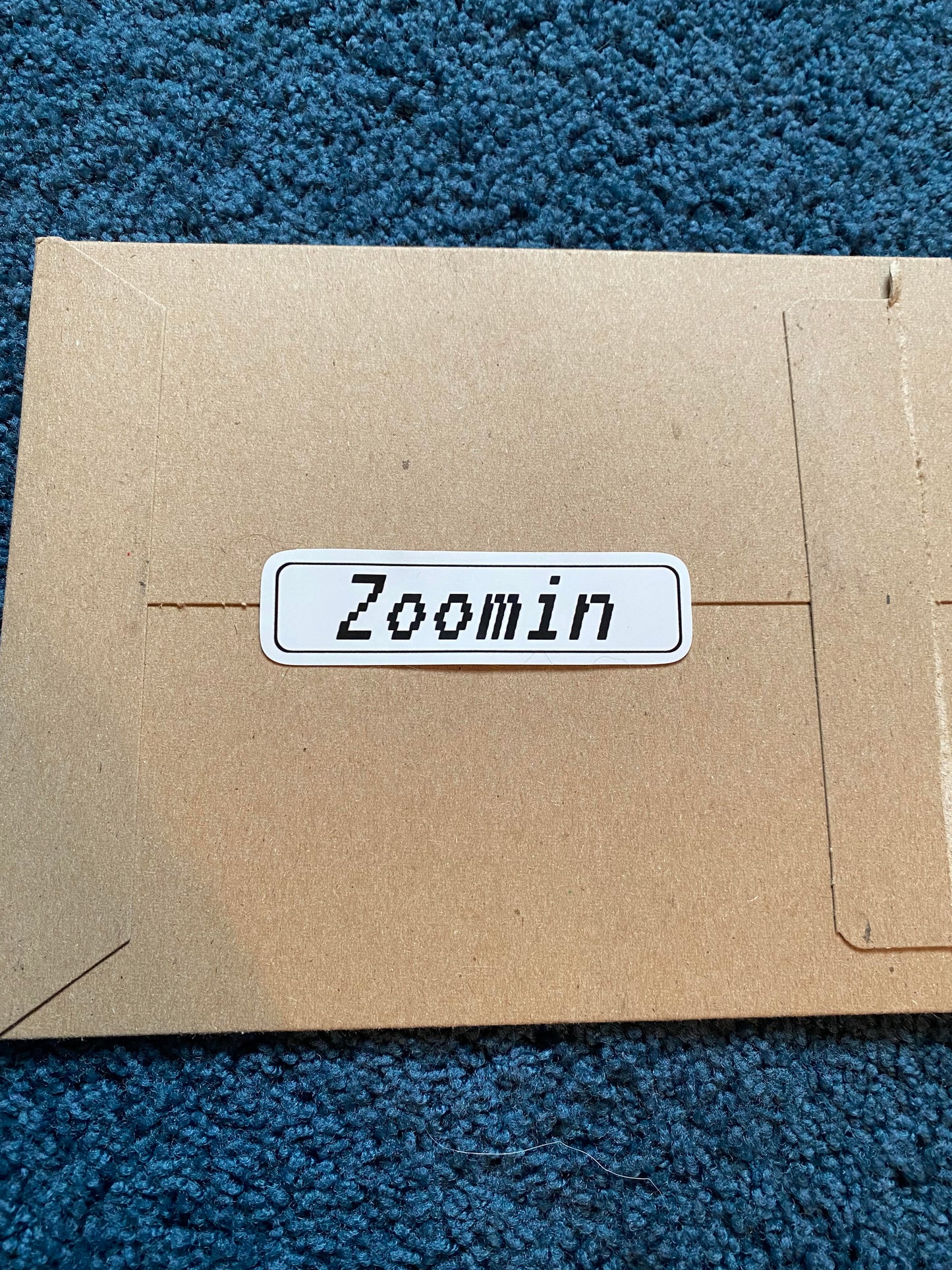 "Zoomin" Sticker